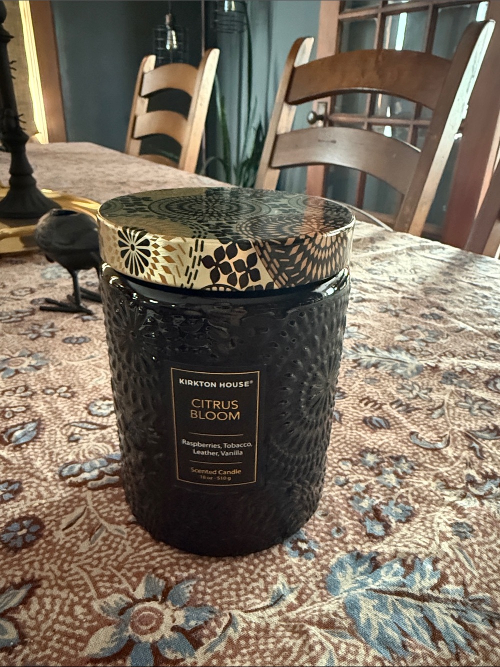 KIRKTON HOUSE Luxe Candle citrus bloom scented candle kirkton black 18 oz